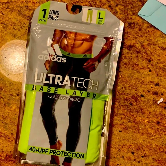 adidas Underwear Socks Adidas Ultra Tech Base Layer New